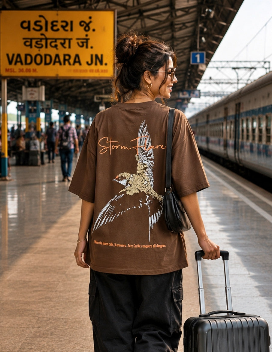Oversized Women Puff Tees