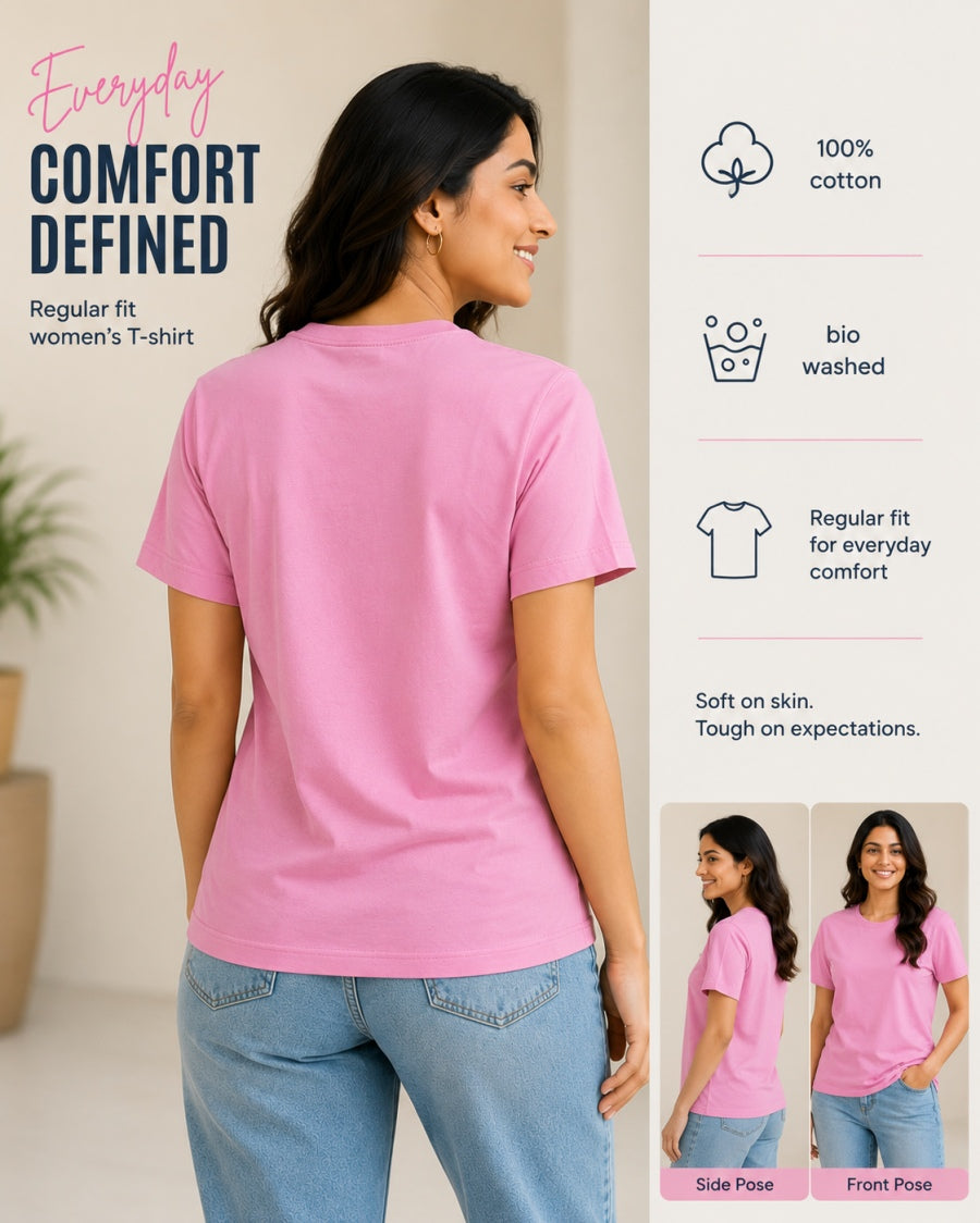 Pink - Women's Customised Tees