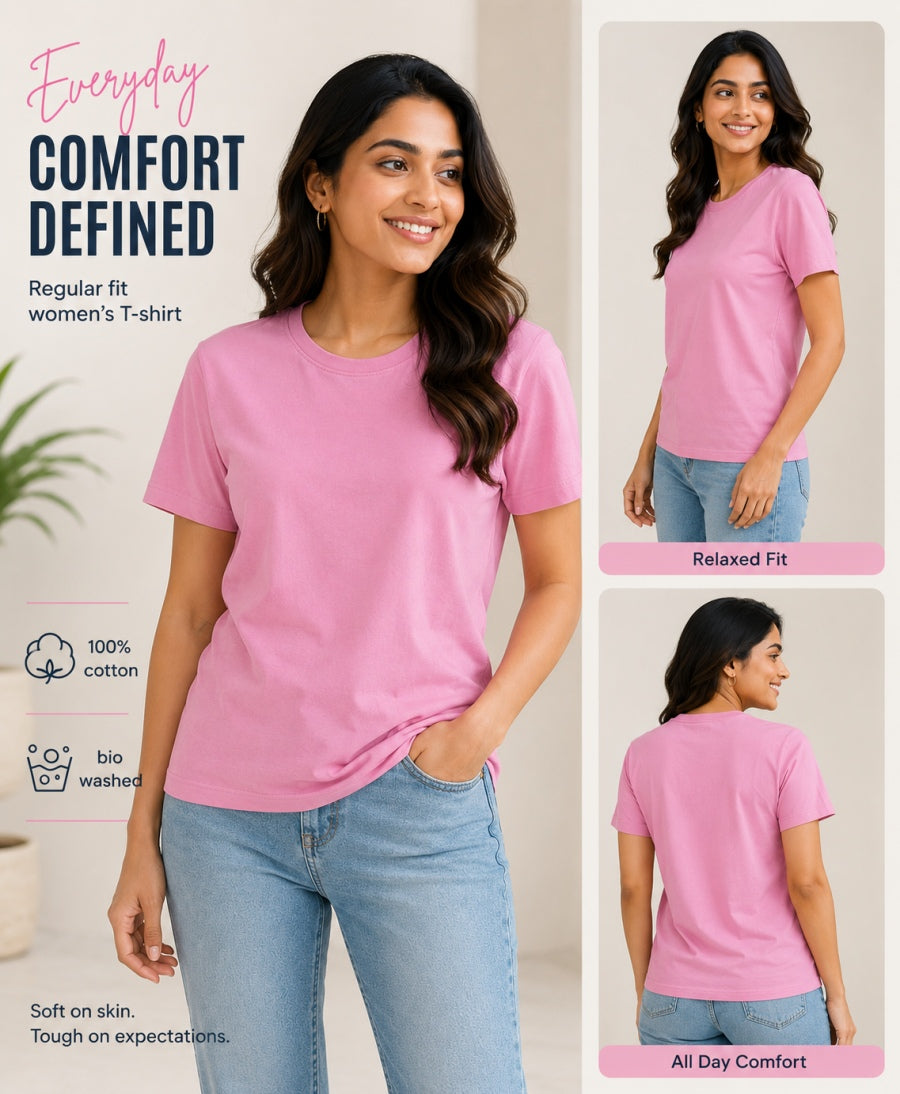 Pink - Women's Customised Tees