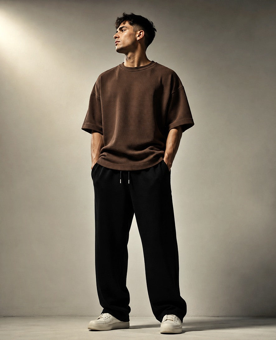 Black Cotton Joggers