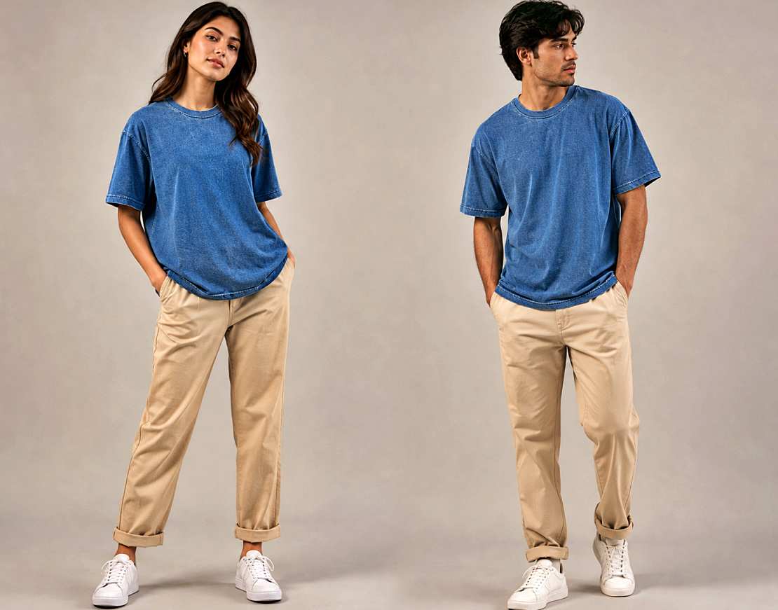 Denim Tees - Premium Boxy Fit