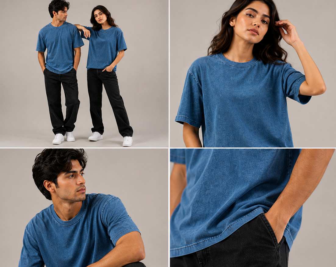 Denim Tees - Premium Boxy Fit