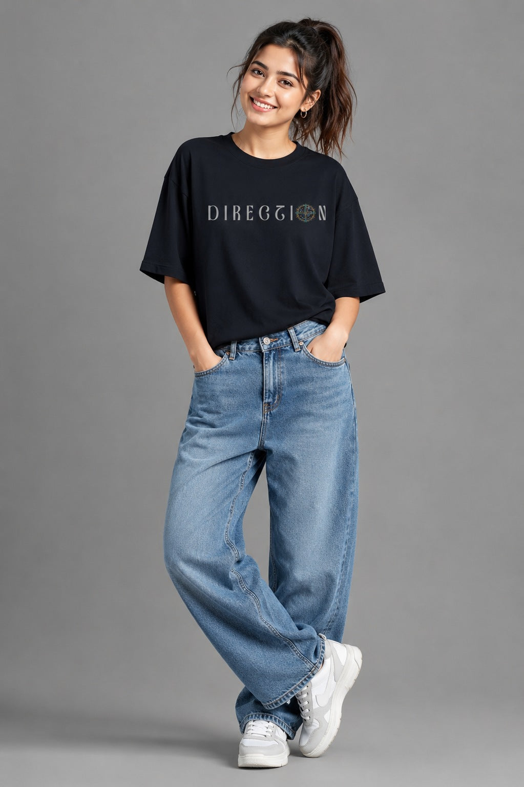 Direction - 240 GSM Oversized Tees