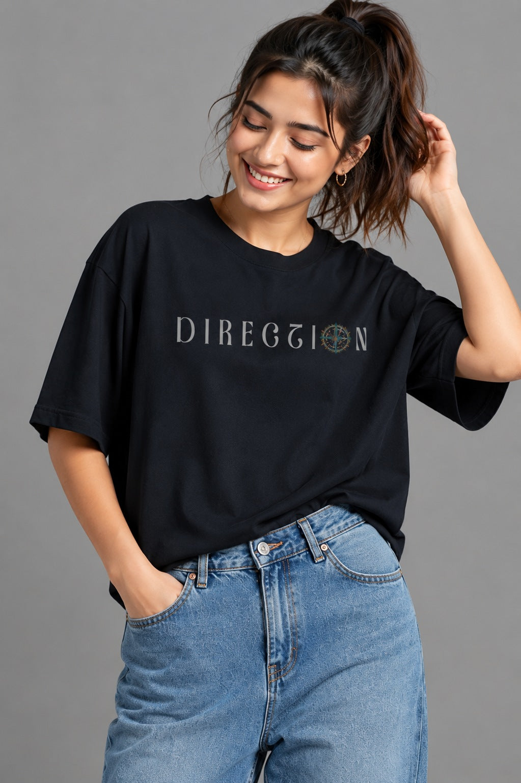 Direction - 240 GSM Oversized Tees