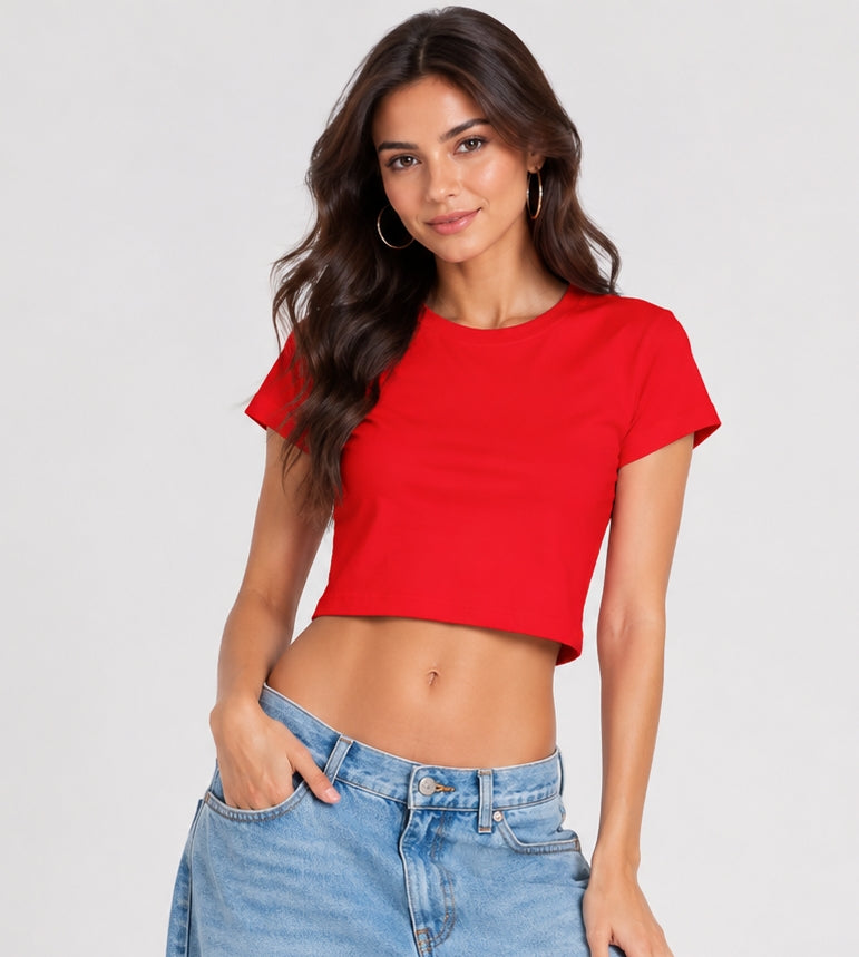 Plain Crop Top