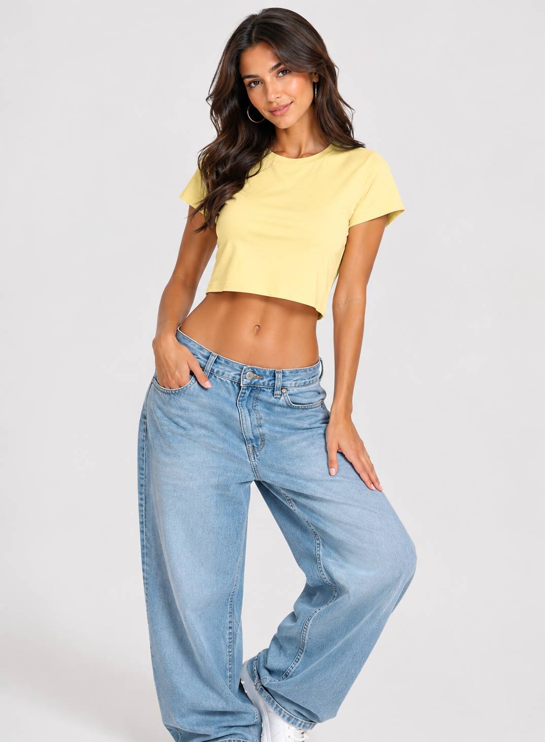 Plain Crop Top