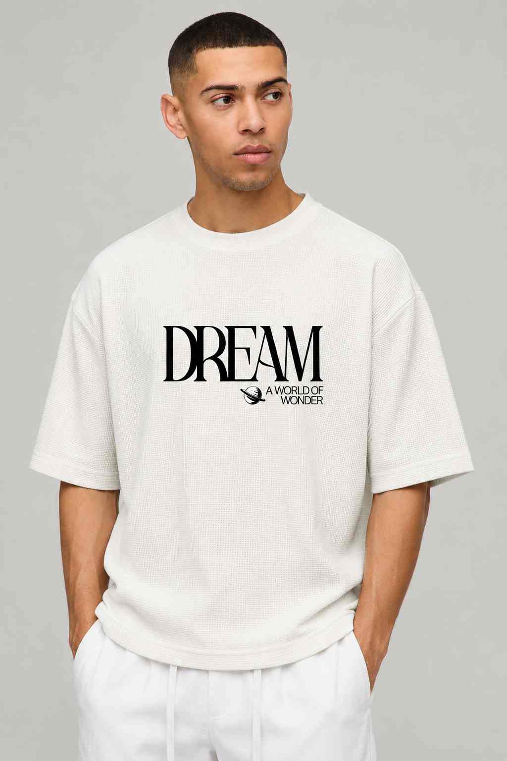 Dream - Waffle Boxy Fit Tees