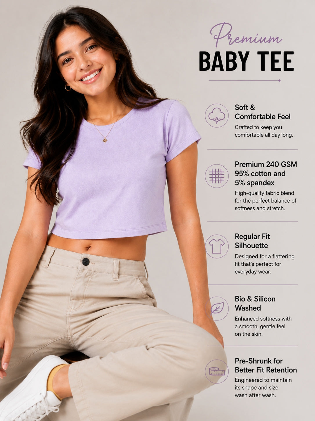 Plain Baby Tees