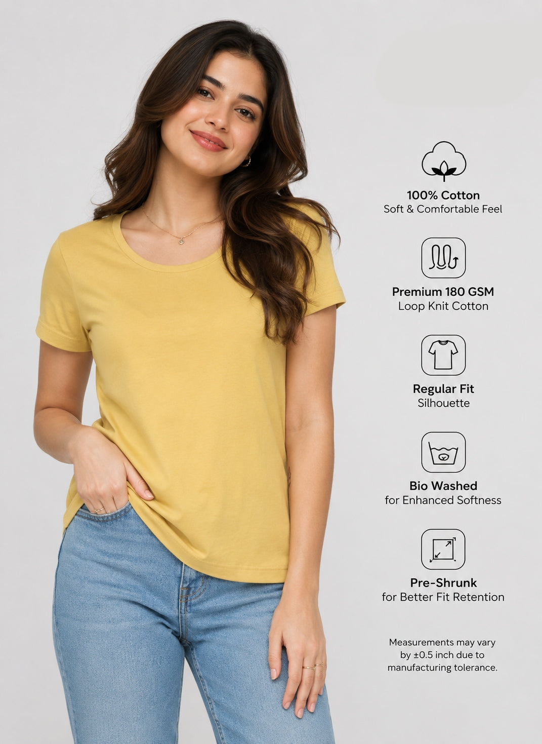 Women's Classic Plain Tees