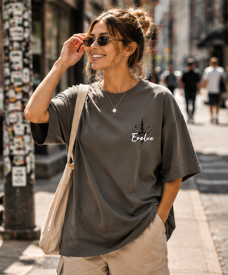 Awakened - Oversized Women Puff Tees