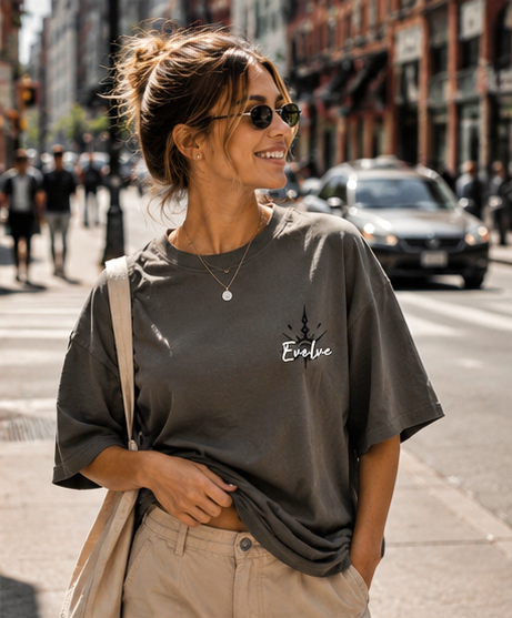 Awakened - Oversized Women Puff Tees