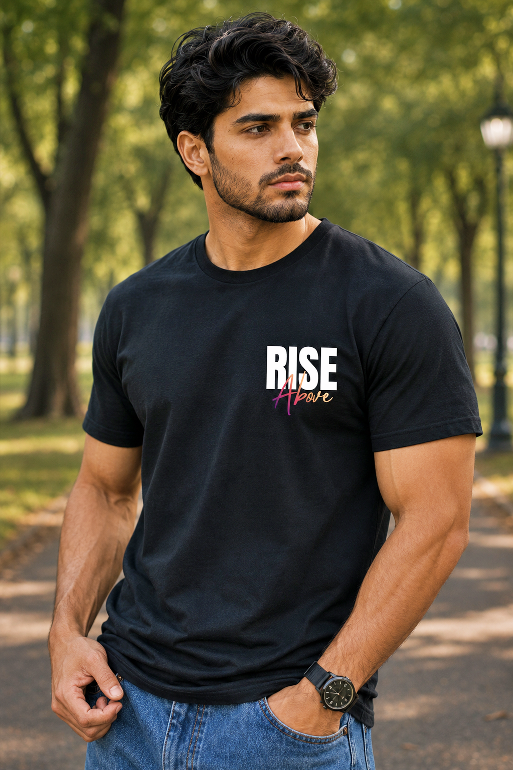 Rise Above - Men's Graphic Tees