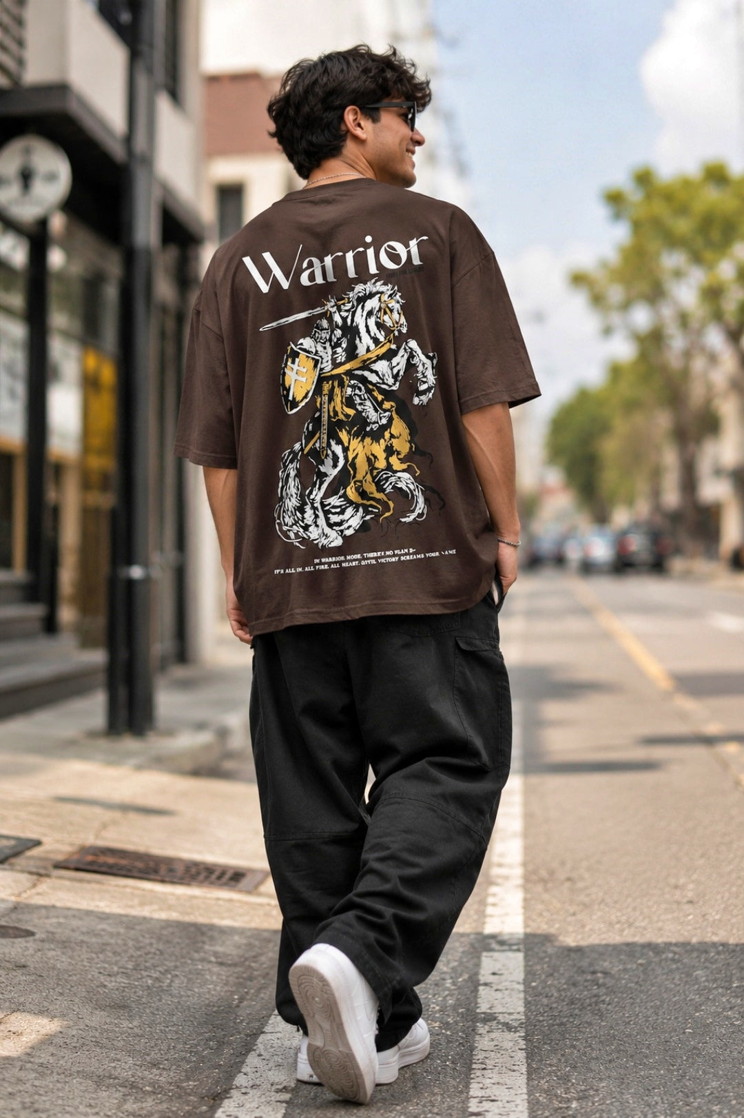Courage - Oversized Men Puff Tees