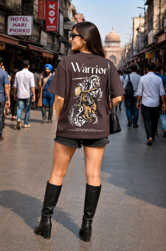 Courage - Oversized Women Puff Tees