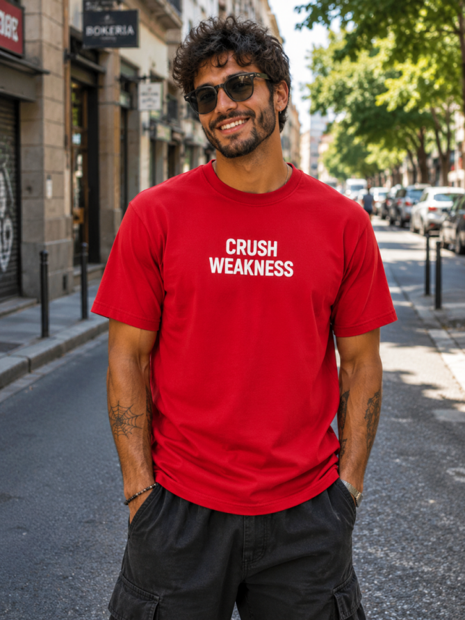 Dominate - Oversized Men Puff Tees