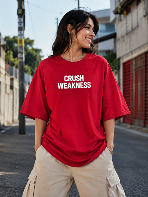 Dominate - Oversized Women Puff Tees