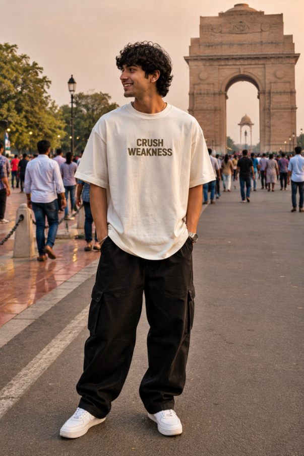 Dominate - Oversized Men Puff Tees