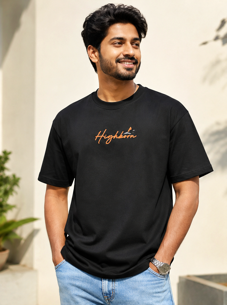 Highborn - Oversized Men Puff Tees