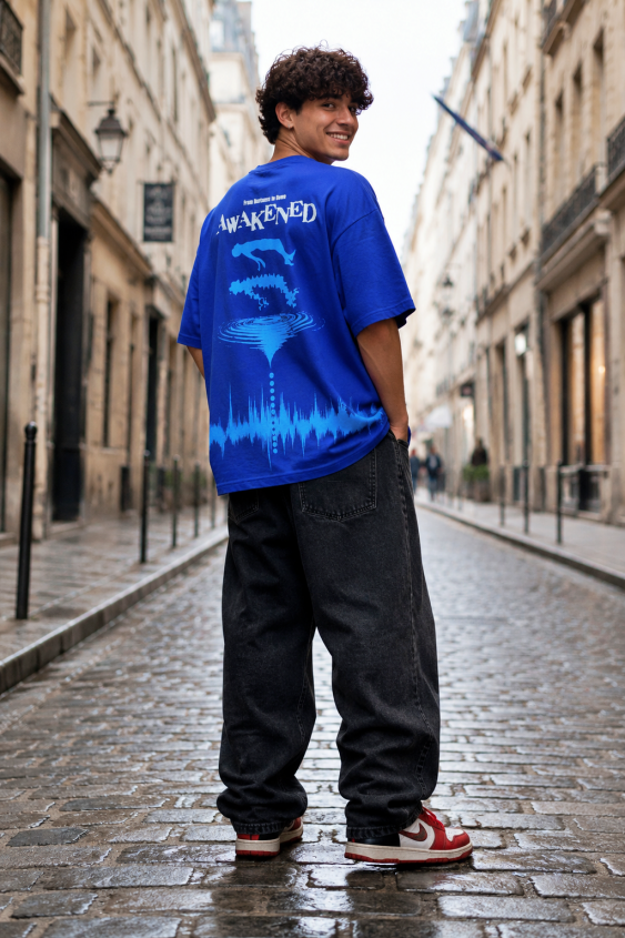 Awakened - Oversized Men Puff Tees