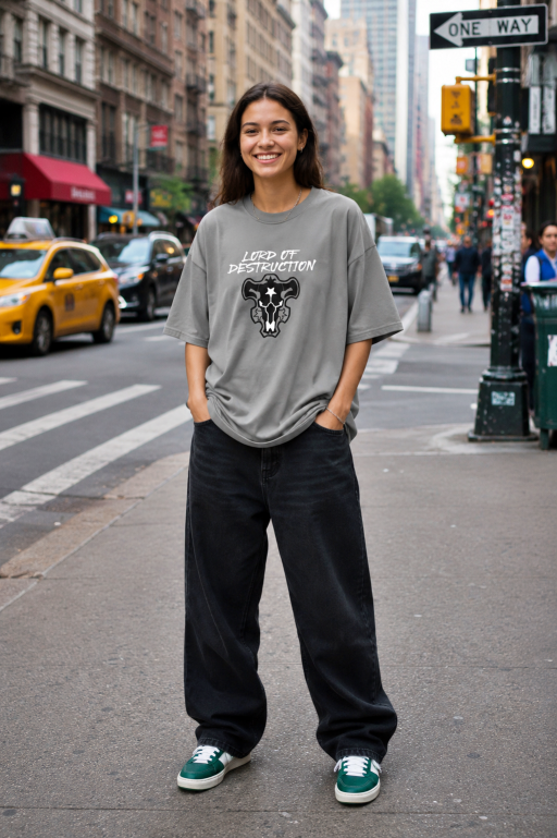 Lord Of Destruction - Oversize Women Tees