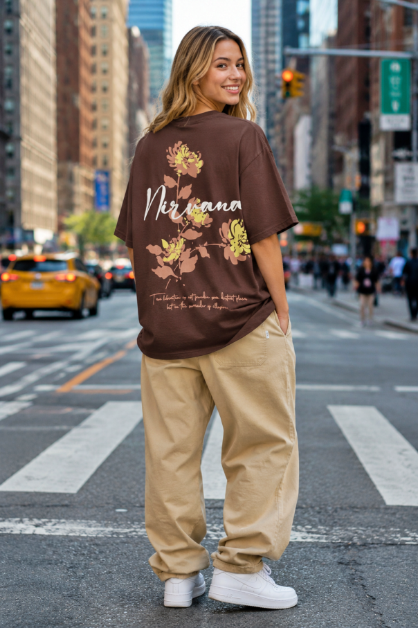 Oasis- Oversized Women Puff Tees