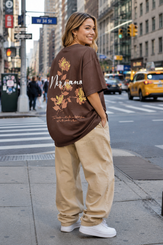 Oasis- Oversized Women Puff Tees