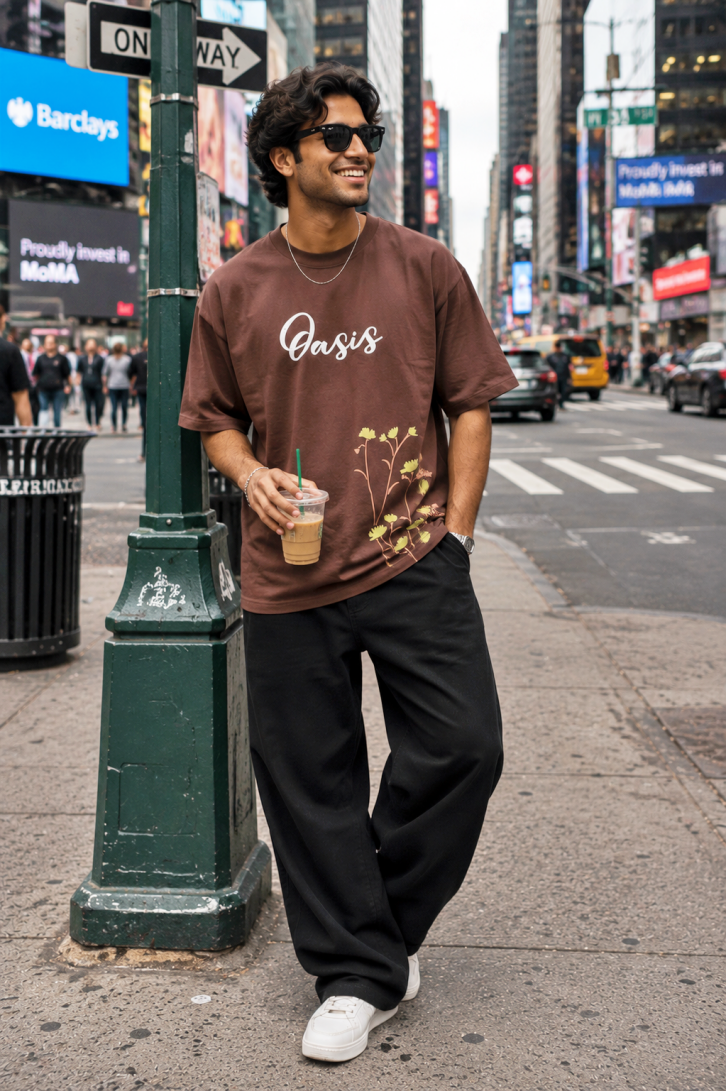 Oasis- Oversized Men Puff Tees