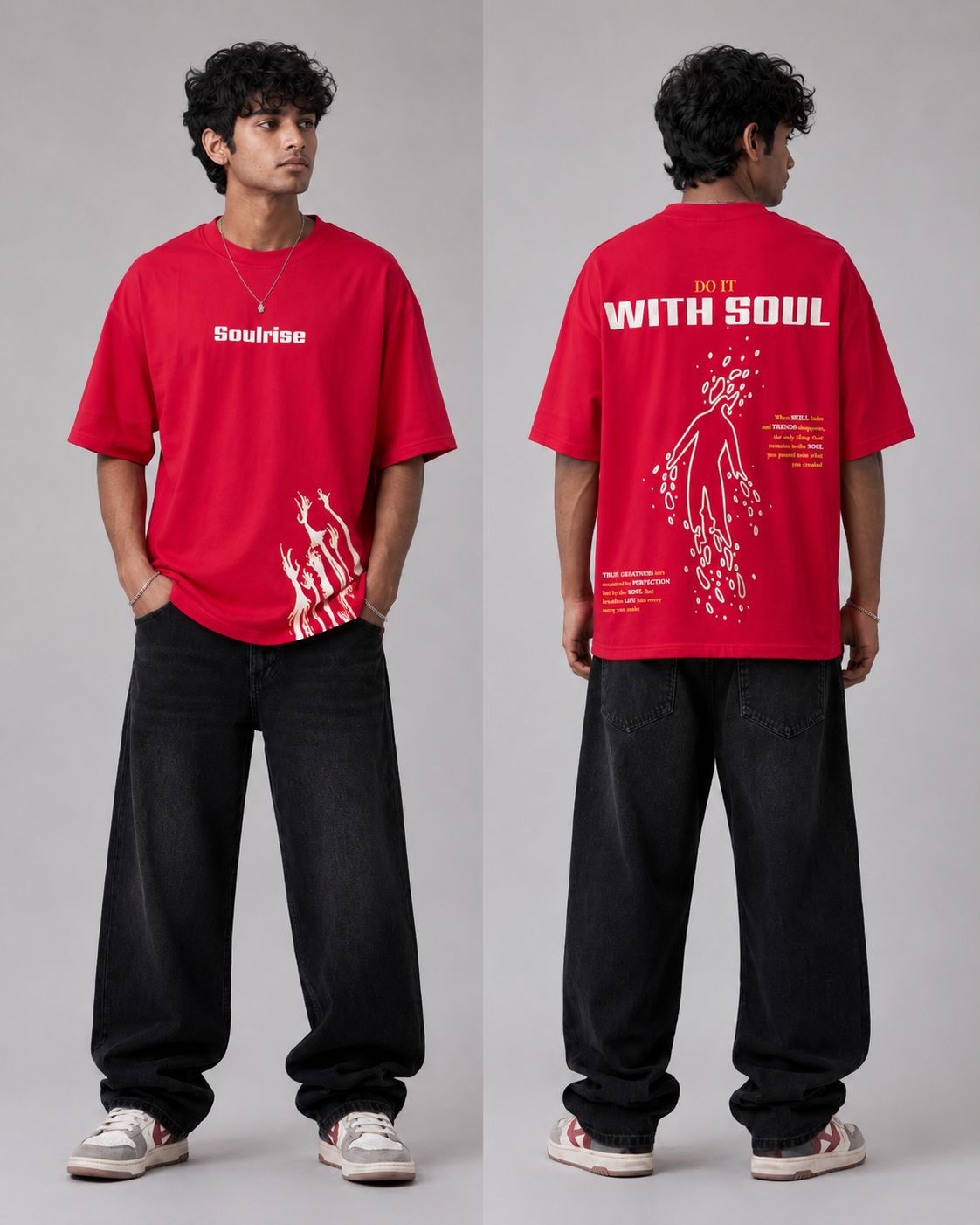 Soul Rise - Men's Oversized Tees