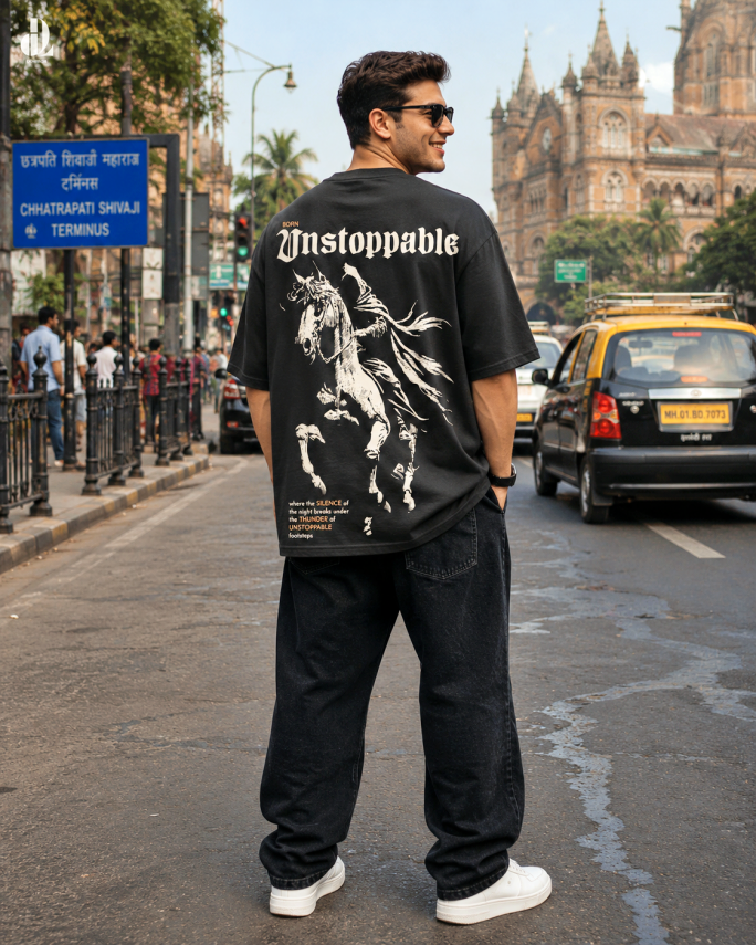 Unstoppable - Oversized Men Puff Tees