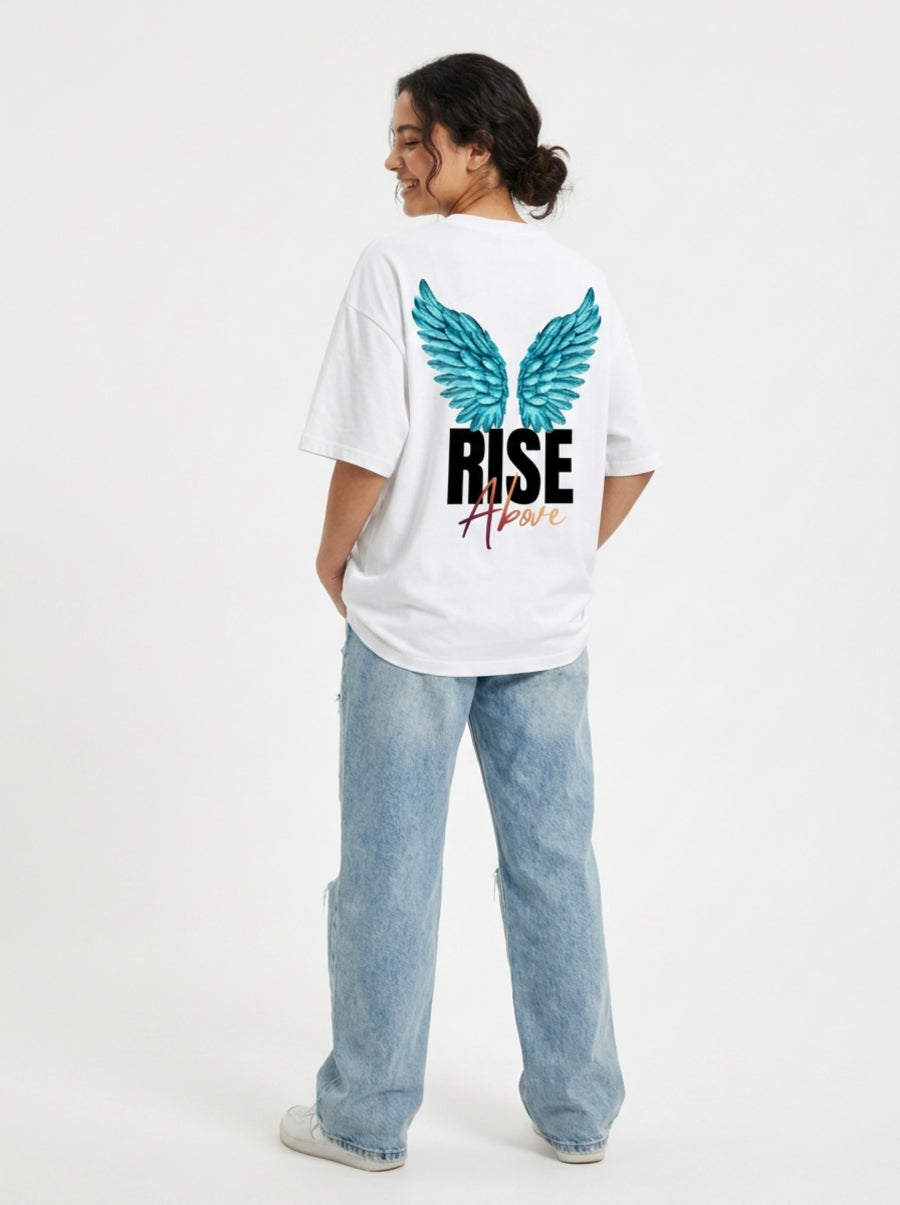Rise Above - Oversized Women Tees