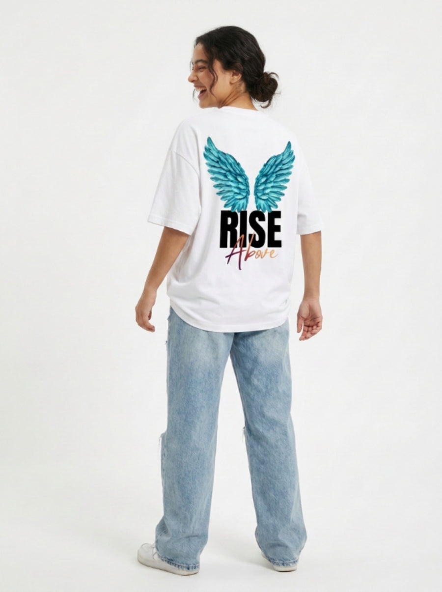 Rise Above - Oversized Women Tees