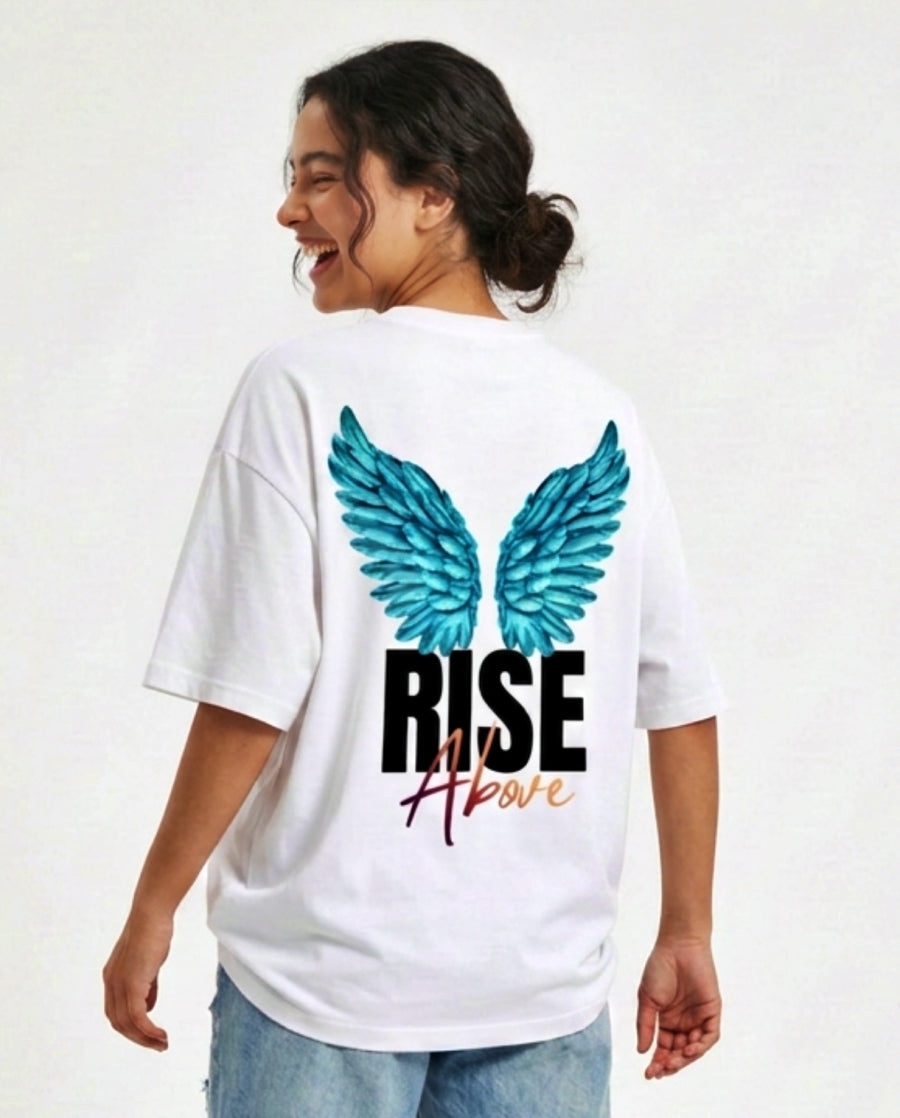 Rise Above - Oversized Women Tees