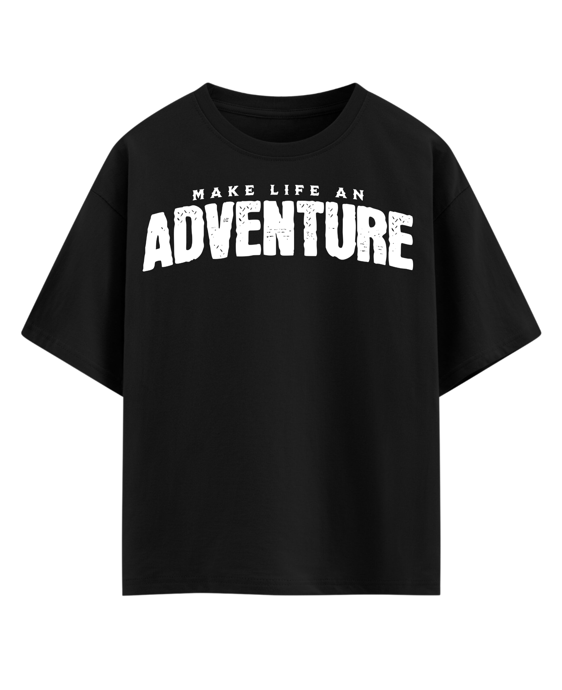Black Oversized T-shirt Front Design