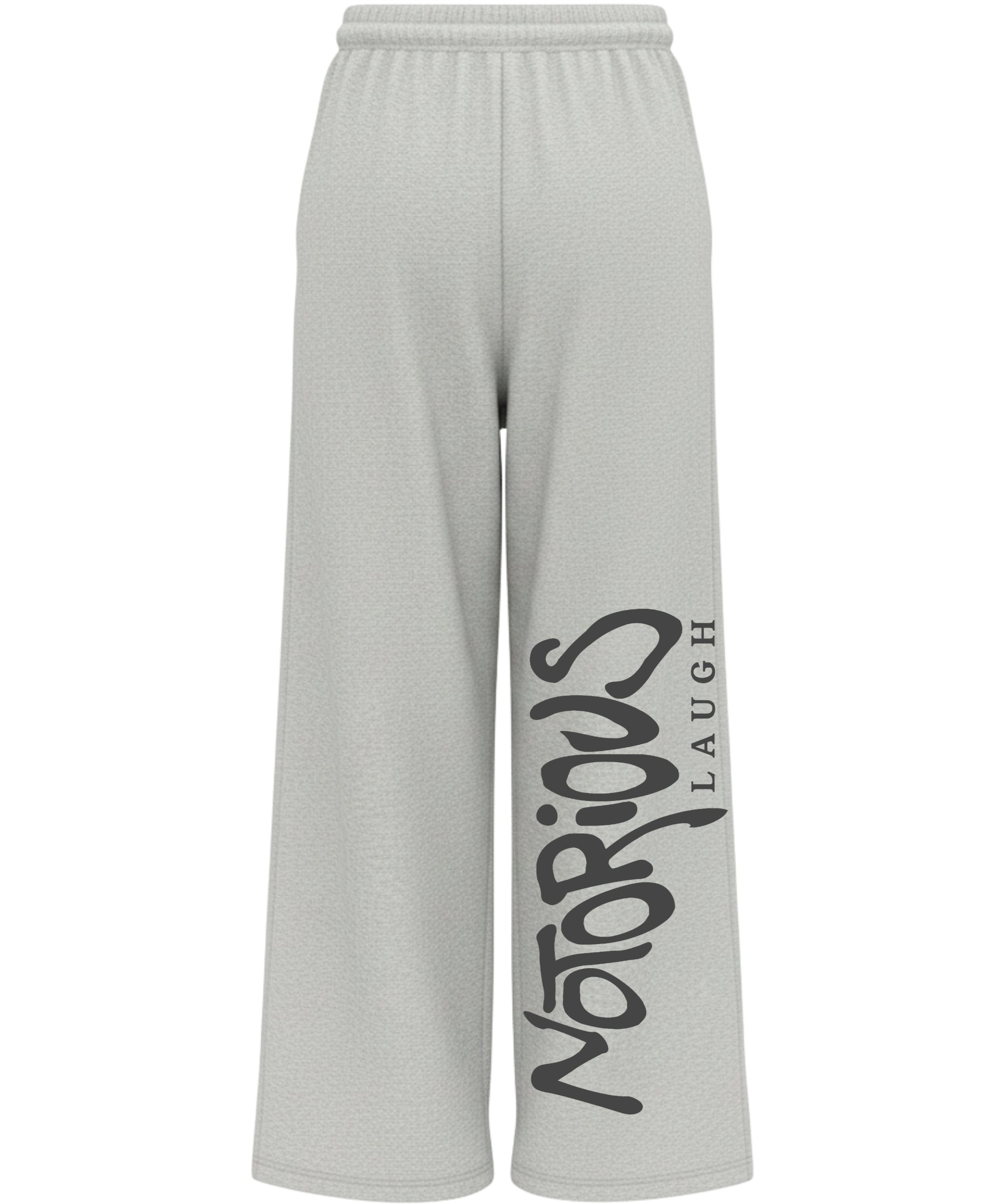 Grey Cotton Joggers Back Design